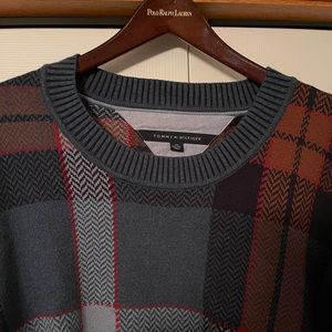 Men’s Tommy Hilfiger Big & Tall Plaid Sweater